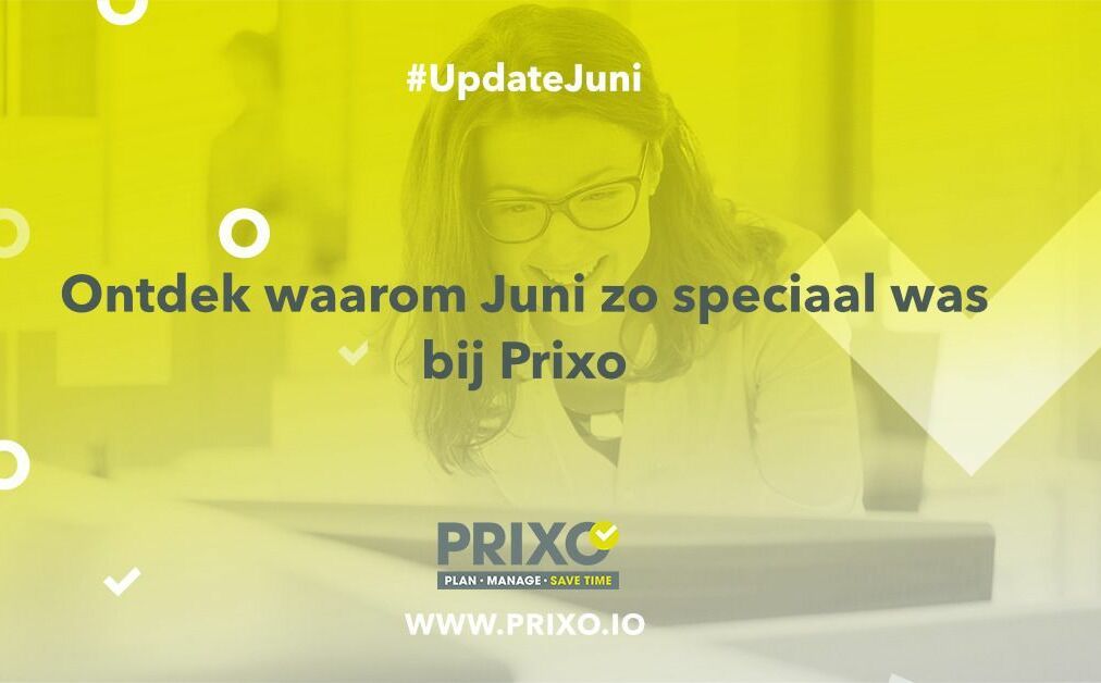 Juni 2020 update bij Prixo