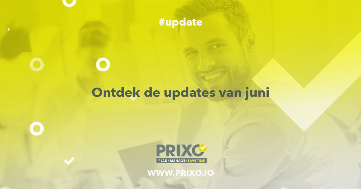 Updates van Prixo in juni 2019